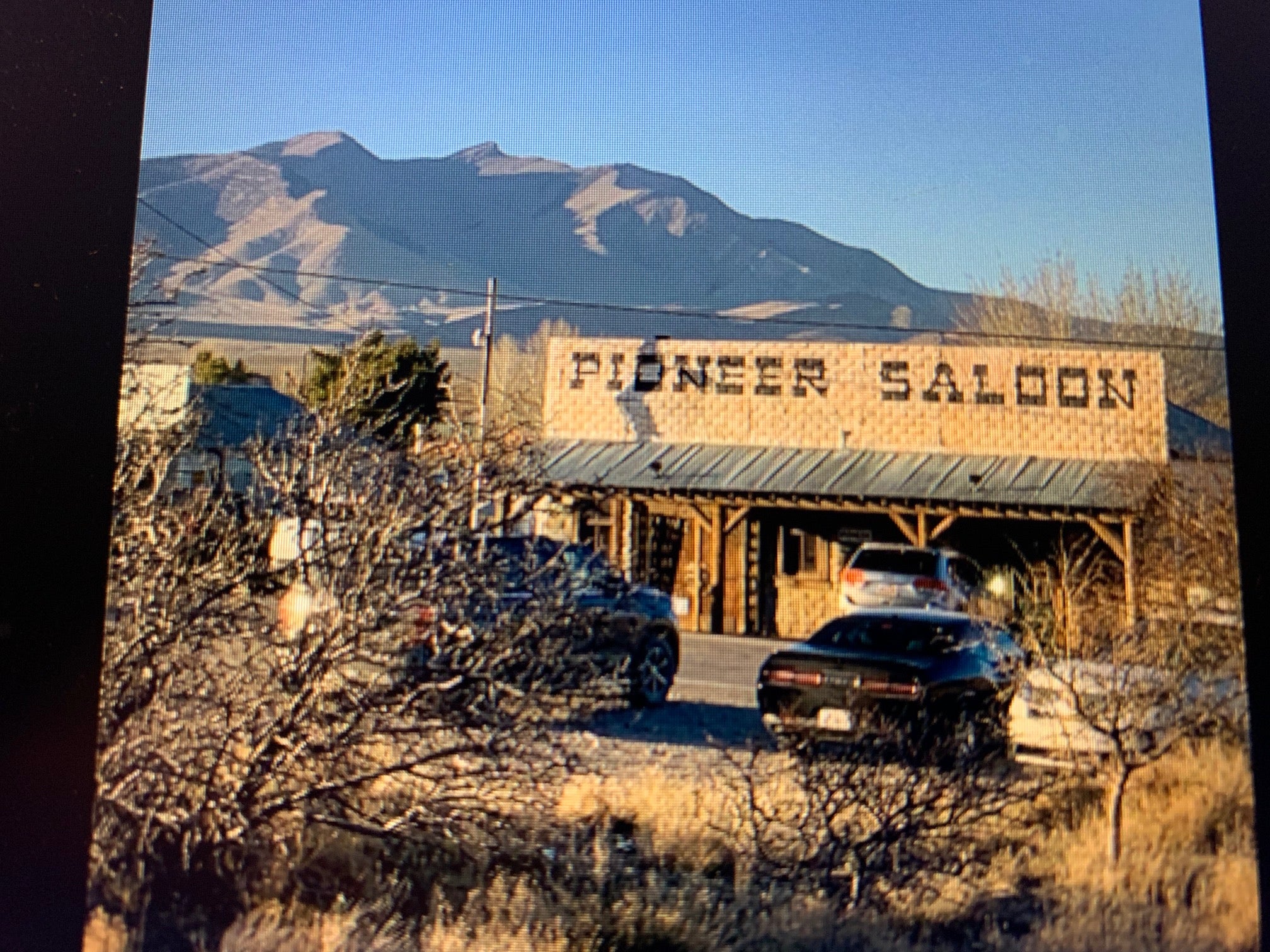 The Pioneer Saloon Good Springs Nevada by Arlene Krieger